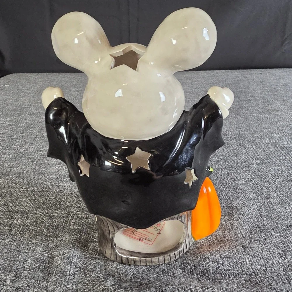 Blue Sky Clayworks Heather Goldminc Magician Mouse Halloween Tealight Holder